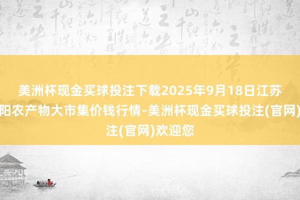 美洲杯现金买球投注下载2025年9月18日江苏无锡向阳农产物大市集价钱行情-美洲杯现金买球投注(官网)欢迎您